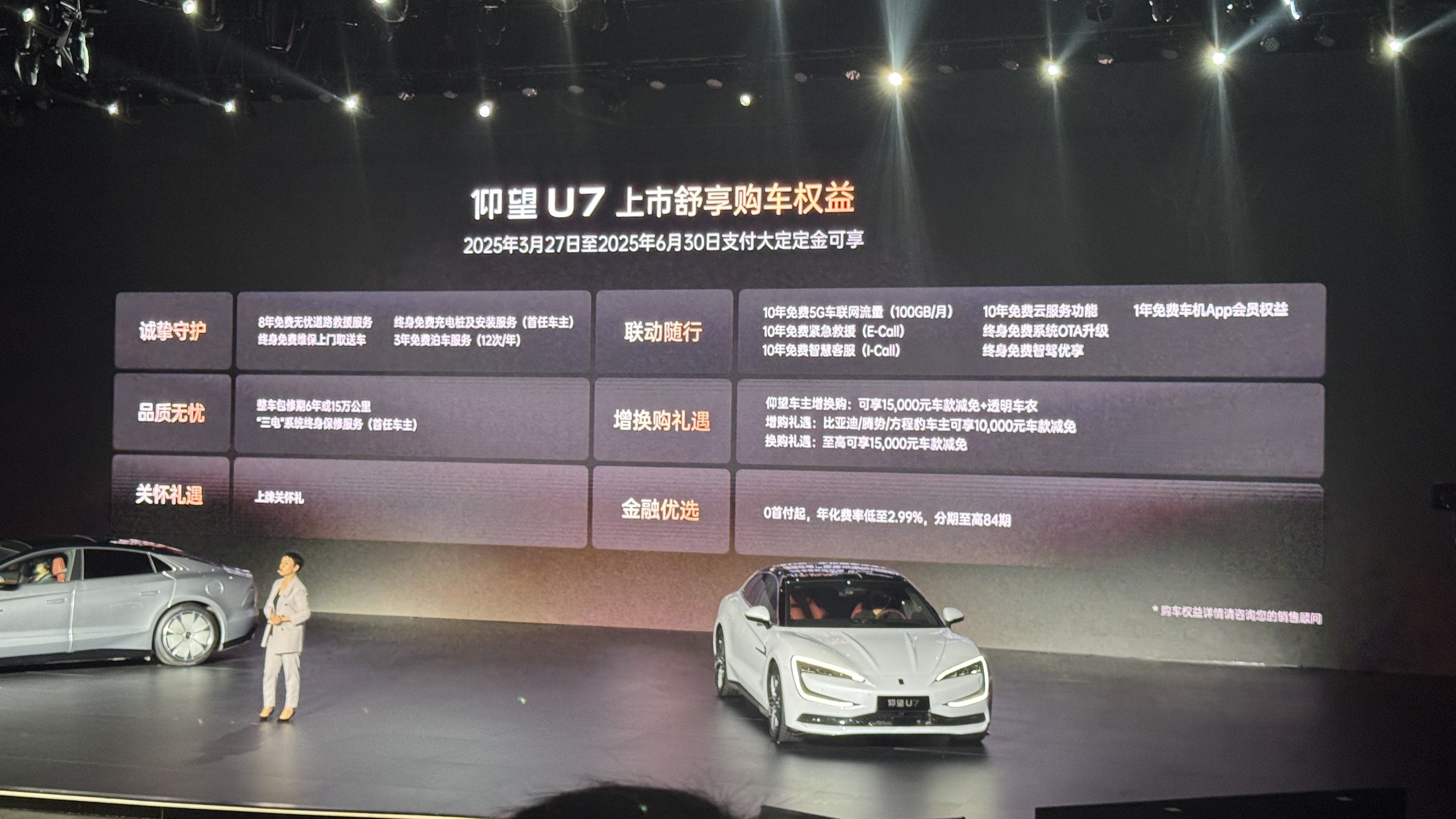 指導售價62.8萬元起！仰望U7正式上市